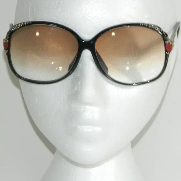 Stendhal Vintage 70’s-80’s Designer Black Glasses Frames w/ +2.50 Reader lenses - Picture 3 of 14